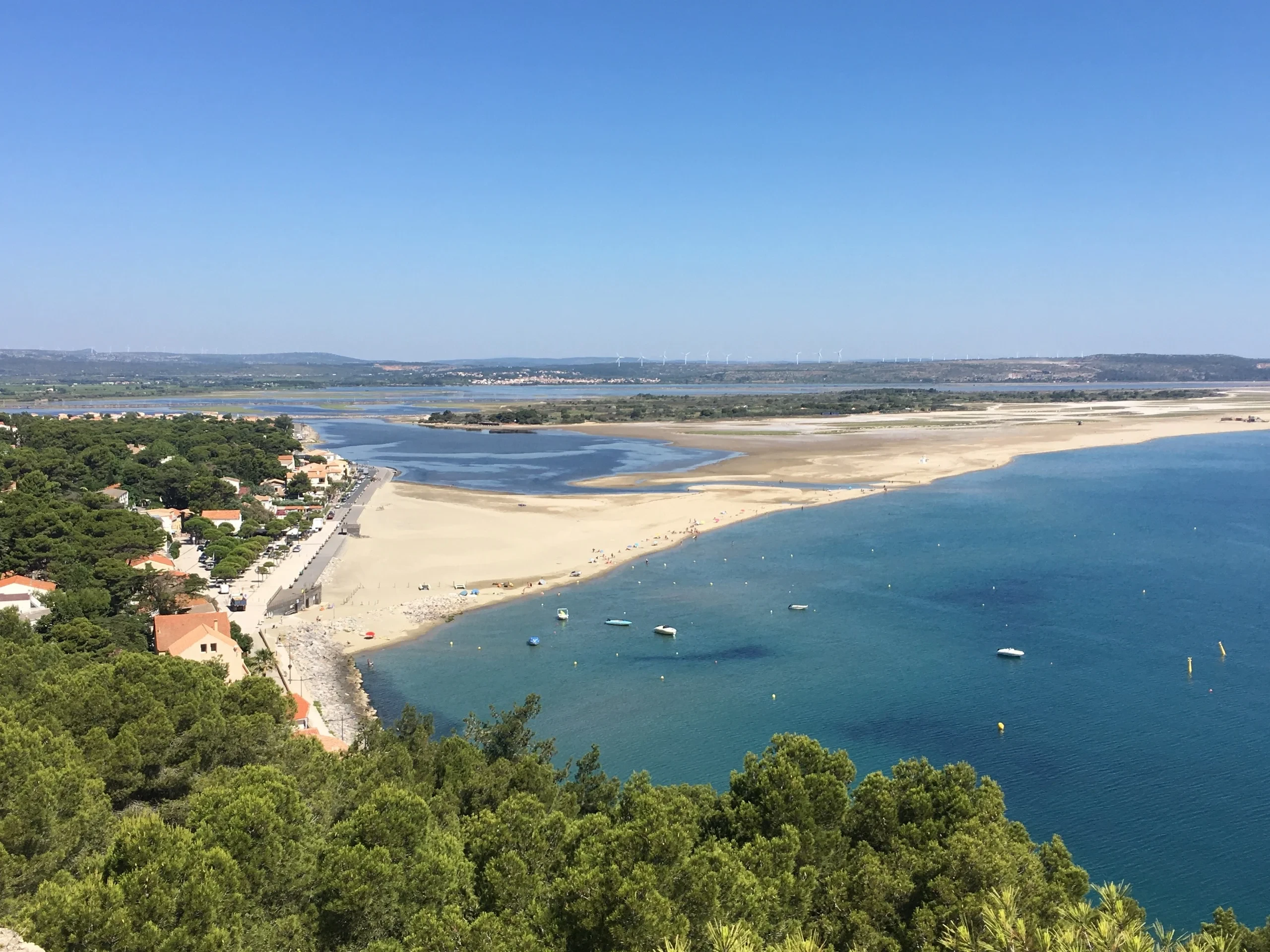 la franqui les coussoules vue depuis falaise 4